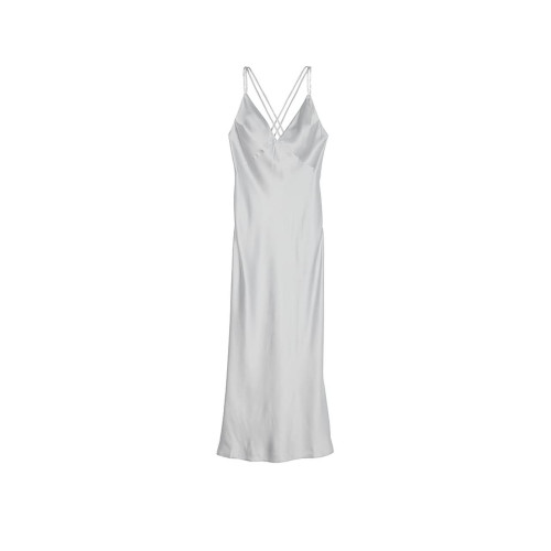 Пеньюар Victoria’s Secret Silver Pearl Grey Twinkle Strap Satin Slip Dress