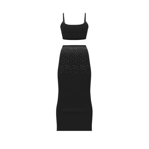 Комплект Victoria’s Secret Very Sexy Sparkle Crystal Sheer Bralette & Maxi Skirt Set