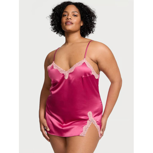 Пеньюар Victoria’s Secret Tease Saten Dantelli Mini Gecelik