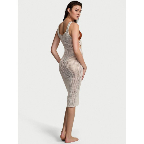 Туніка Для Пляжу Victoria’s Secret Swim Beachwear Crochet Midi Dress