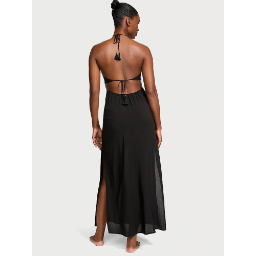 Сукня Victoria’s Secret Beachwear Halter Maxi Dress Black Сукня Victoria’s Secret Beachwear Halter Maxi Dress Black