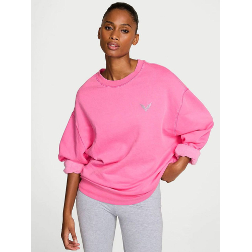Спортивний костюм на флісі Victoria’s Secret Angel Essentials Iconic Fleece Crewneck Sweatshirt & Iconic Fleece Relaxed Jogger Sweatpant