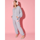 Спортивний костюм PINK Victoria’s Secret Campus Fleece Full-Zip Hoodie & Jogger Grey