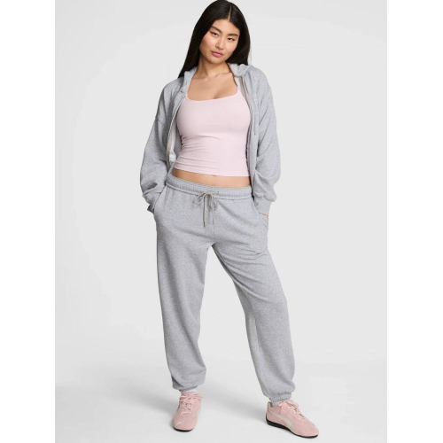 Спортивний костюм PINK Victoria’s Secret Campus Fleece Full-Zip Hoodie & Jogger Grey