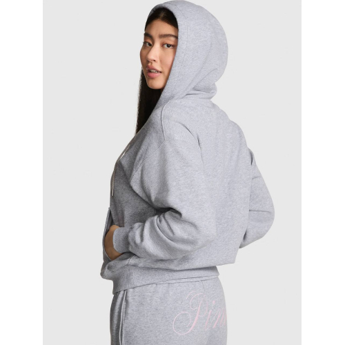 Спортивний костюм PINK Victoria’s Secret Campus Fleece Full-Zip Hoodie & Jogger Grey
