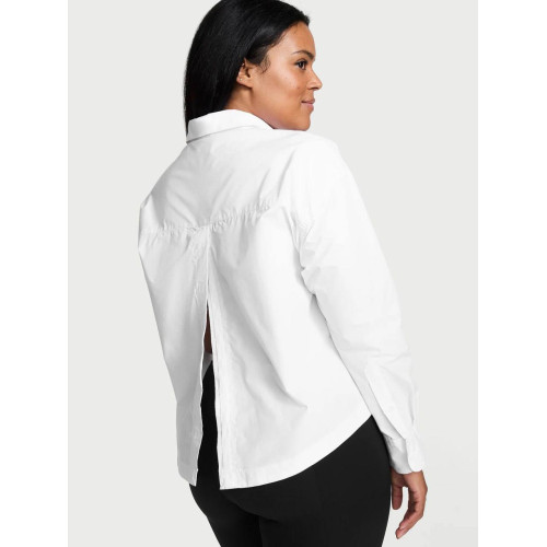 Рубашка VSX White Cropped Poplin Shirt