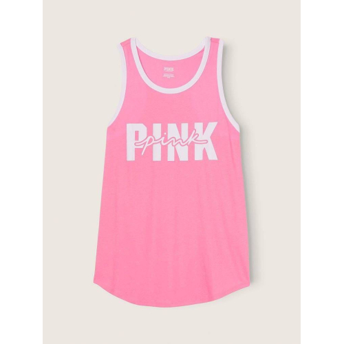 Майка Victoria’s Secret PINK Knit Racerback Everyday Tank Top Dreamy Pink