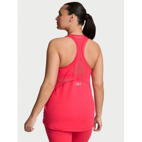 Майка Victoria’s Secret VSX Pima Cotton Jersey Racerback Tank Pink Island