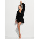 Туніка Victoria’s Secret Swim Beachwear Linen Lace-Trim Dress Black