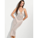 Туніка Victoria’s Secret Beachwear Crochet Keyhole Dress Pearl White
