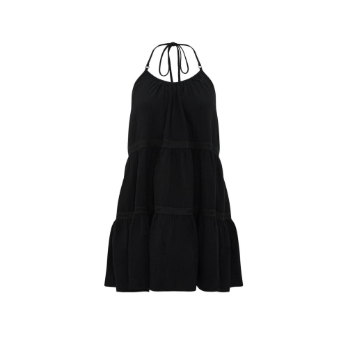 Пляжна сукня Victoria’s Secret Swim Beachwear Cotton Gauze Tiered Mini Dress Black