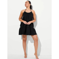 Пляжна сукня Victoria’s Secret Swim Beachwear Cotton Gauze Tiered Mini Dress Black