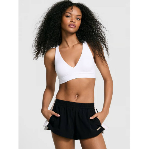 Шорти Victoria’s Secret Pink Black Stretch Woven Run Shorts