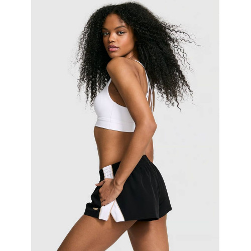 Шорти Victoria’s Secret Pink Black Stretch Woven Run Shorts