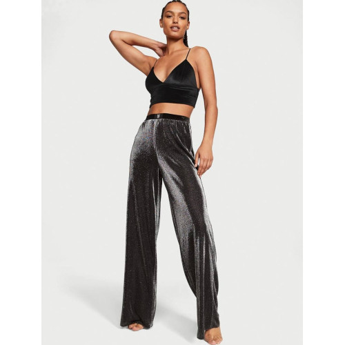 Костюм Victoria's Secret Velvet Cami & Shimmer Knit Pants Pajama Set 