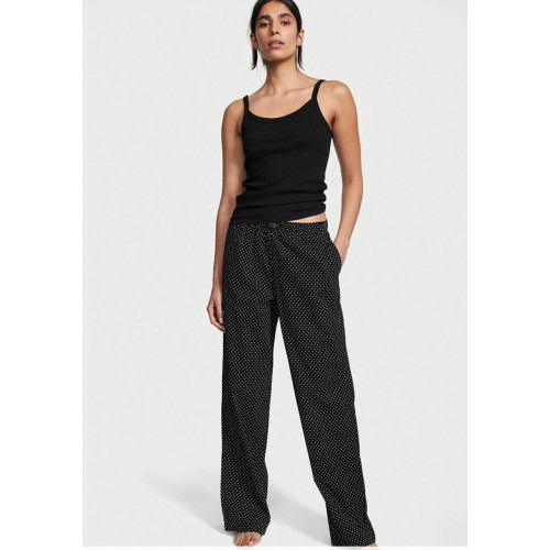 Піжама Victoria's Secret Cotton Tank Tee-jama Set Black 