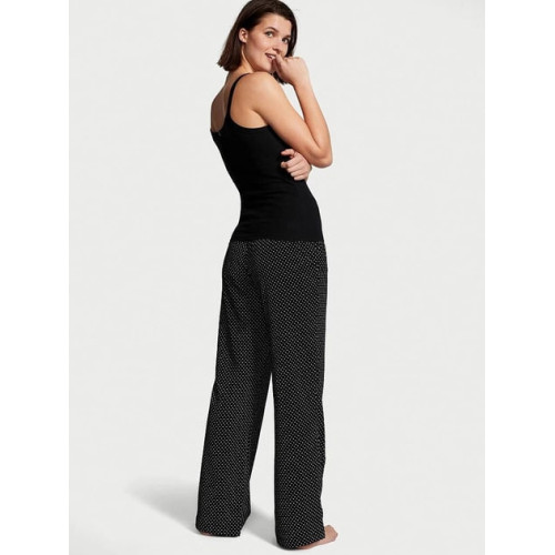 Піжама Victoria's Secret Cotton Tank Tee-jama Set Black 
