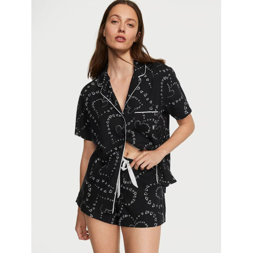 Піжама Victoria's Secret Flannel Short Pajama Set