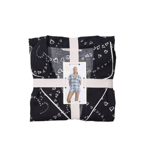 Піжама Victoria's Secret Flannel Short Pajama Set