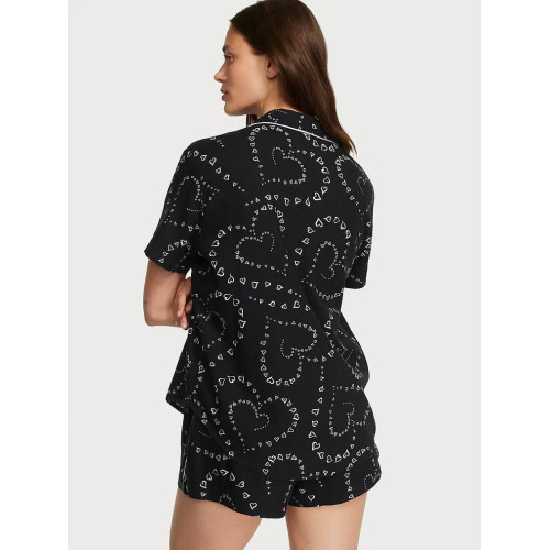 Піжама Victoria's Secret Flannel Short Pajama Set