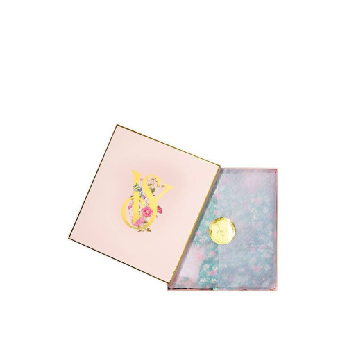 Піжамний Комплект з Шовку Victoria's Secret 4 в 1 4-piece Silk Gift Set Green White Stripe 