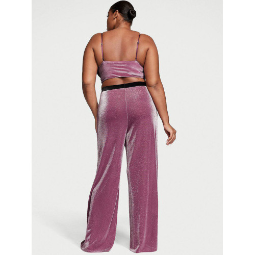 Костюм Victoria's Secret Velvet Cami & Shimmer Knit Pants Pajama Set 