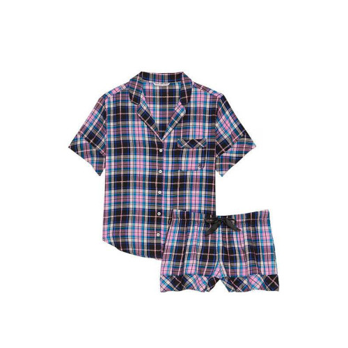 Піжама Victoria's Secret Flannel Short Pajama Set