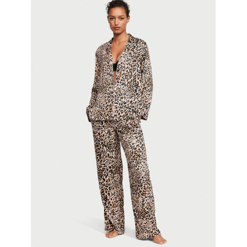 Піжама Victoria's Secret Pajama Set Leopard Піжама Victoria's Secret Pajama Set Leopard