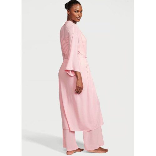Піжамний комплект Victoria's Secret Modal 3-Piece Pajama Set Pink