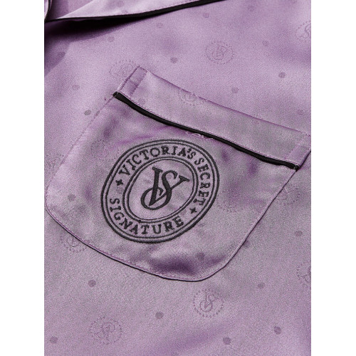 Піжама Victoria’s Secret Satin Pajama Set Unicorn Purple