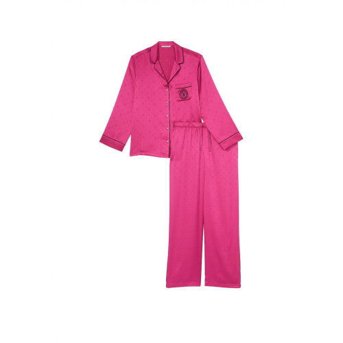Піжама Victoria’s Secret Satin Pajama Set Hollywood Pink