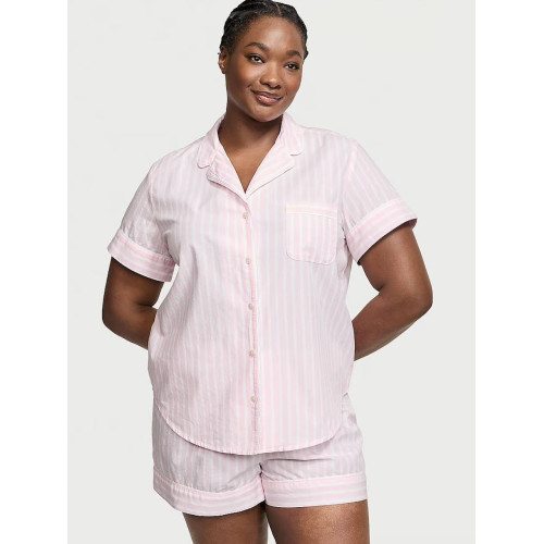Піжама Victoria’s Secret Cotton Short Pajama Set Pretty Blossom Stripes