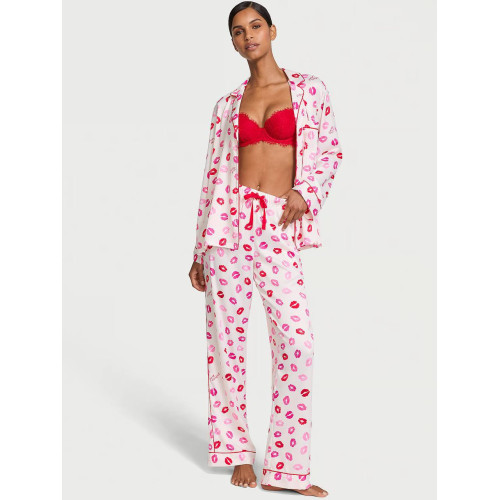 Піжама Victoria’s Secret Satin Long Pajama Set