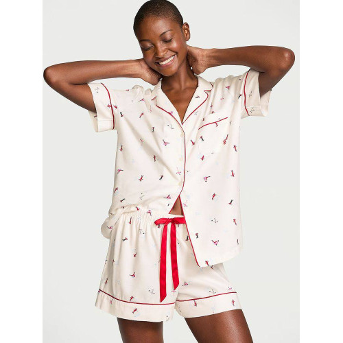 Піжама Victoria’s Secret Flannel Short PJ Set