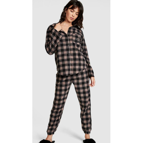 Піжама Victoria’s Secret Pink Polar Fleece Jogger Pajama Set Піжама Victoria’s Secret Pink Polar Fleece Jogger Pajama Set