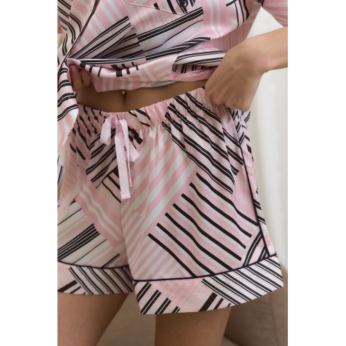 Піжама Victoria’s Secret Pink Frosting Patchwork Stripes