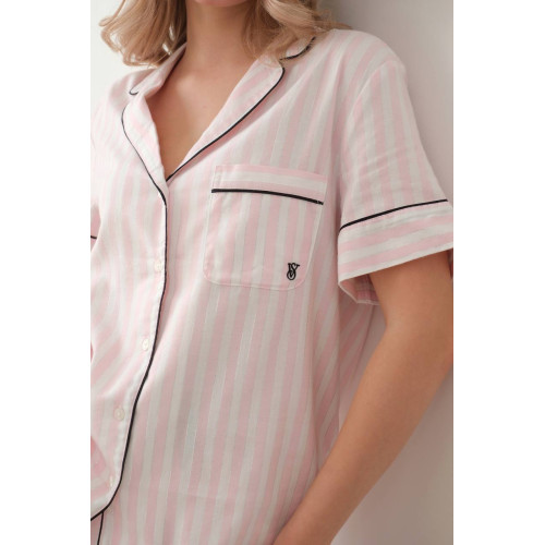 Піжама Victoria’s Secret Flannel Short Pajama Set Pretty Blossom Shimmer