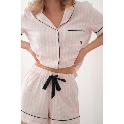 Піжама Victoria’s Secret Flannel Short Pajama Set Pretty Blossom Shimmer