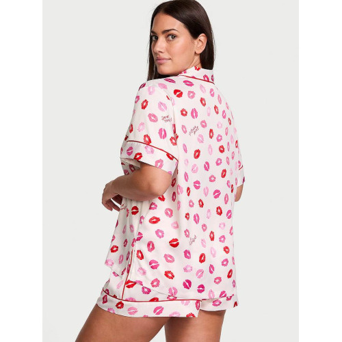 Піжама Victoria’s Secret Satin Pajama Set heart short