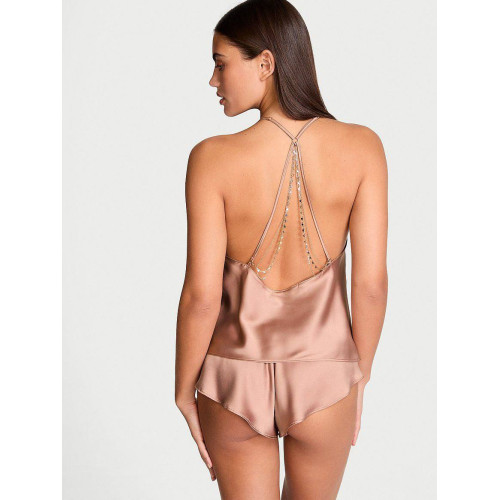 Піжама Victoria’s Secret Very Sexy Starstruck Satin Chain Cami & Flutter Short Set