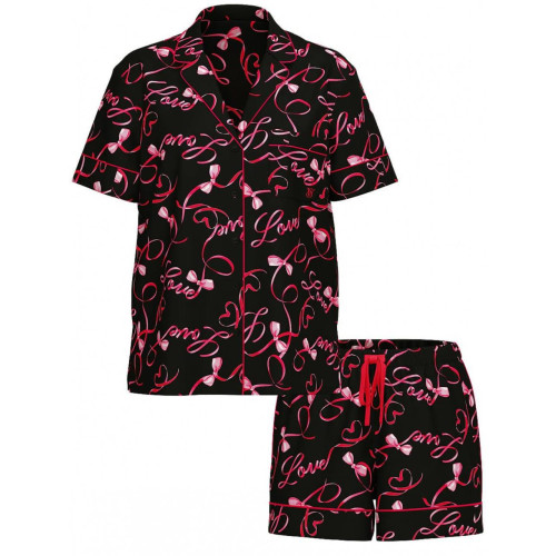 Піжама Victoria's Secret satin Short red love Піжама Victoria's Secret satin Short red love
