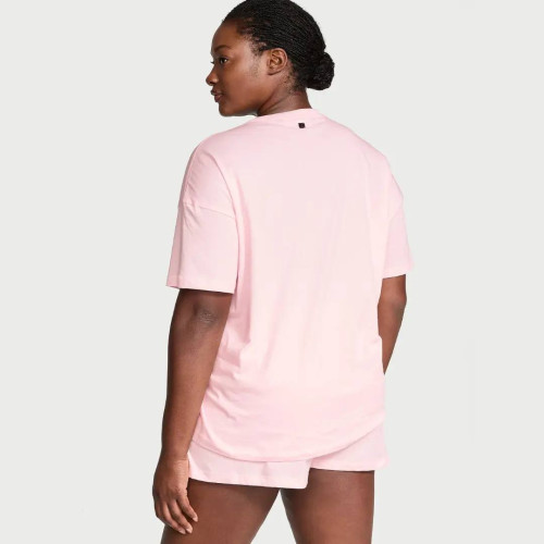 Піжама Victoria's Secret Cotton Short Pajama Set Angel Pink Піжама Victoria's Secret Cotton Short Pajama Set Angel Pink