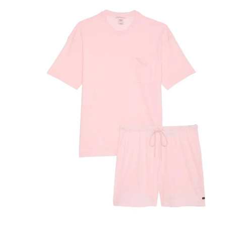 Піжама Victoria's Secret Cotton Short Pajama Set Angel Pink Піжама Victoria's Secret Cotton Short Pajama Set Angel Pink
