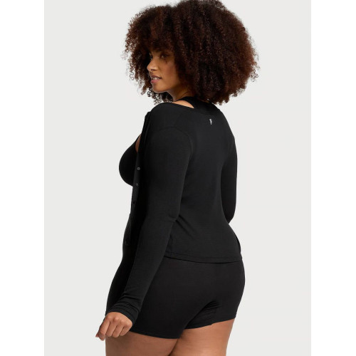 Комплект Victoria’s Secret 3-Piece Ribbed Modal Boxer Briefs Set Black