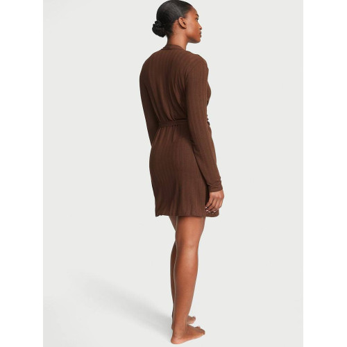 Комплект з шортами Victoria’s Secret Luxe Modal Ribbed 3-Piece Set