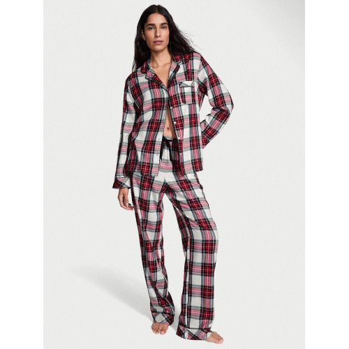 Піжама Victoria’s Secret Flannel Long Pajama Set