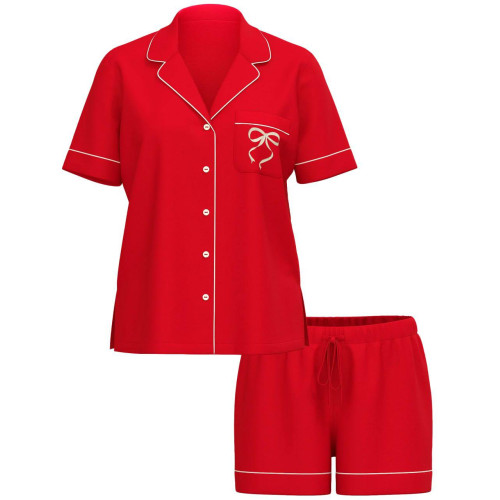 Піжама Victoria’s Secret Modal Soft Short Pajama Set Lipstick