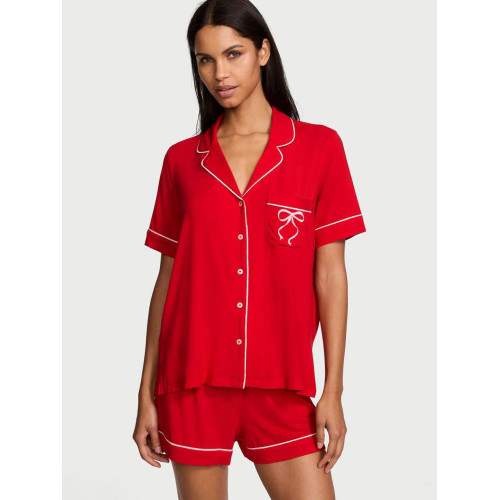 Піжама Victoria’s Secret Modal Soft Short Pajama Set Lipstick