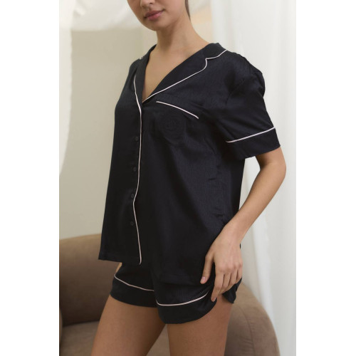 Піжама Victoria’s Secret Signature Satin Short Pajama Set