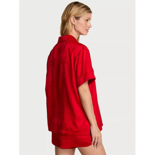 Піжама Glazed Satin Bow Short Pajama Set Victoria’s Secret